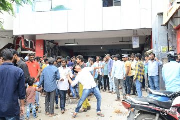 Jai Lava Kusa Movie Hungama at RTC X Roads